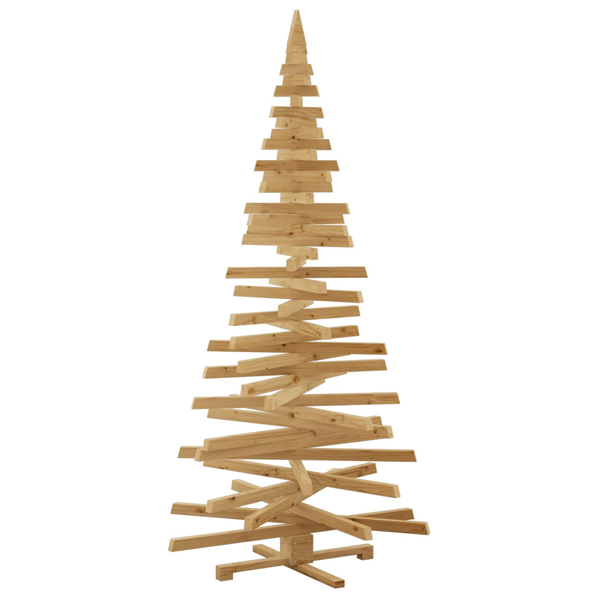 Kerstbomen met standaard Bruin 210 cm Massief grenenhout