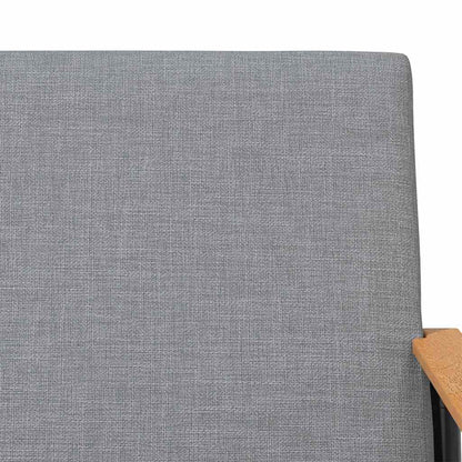Fauteuil Lichtgrijs 59 x 75 x 78 cm Stof