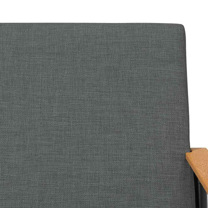 Fauteuil Donkergrijs 59 x 75 x 78 cm Stof