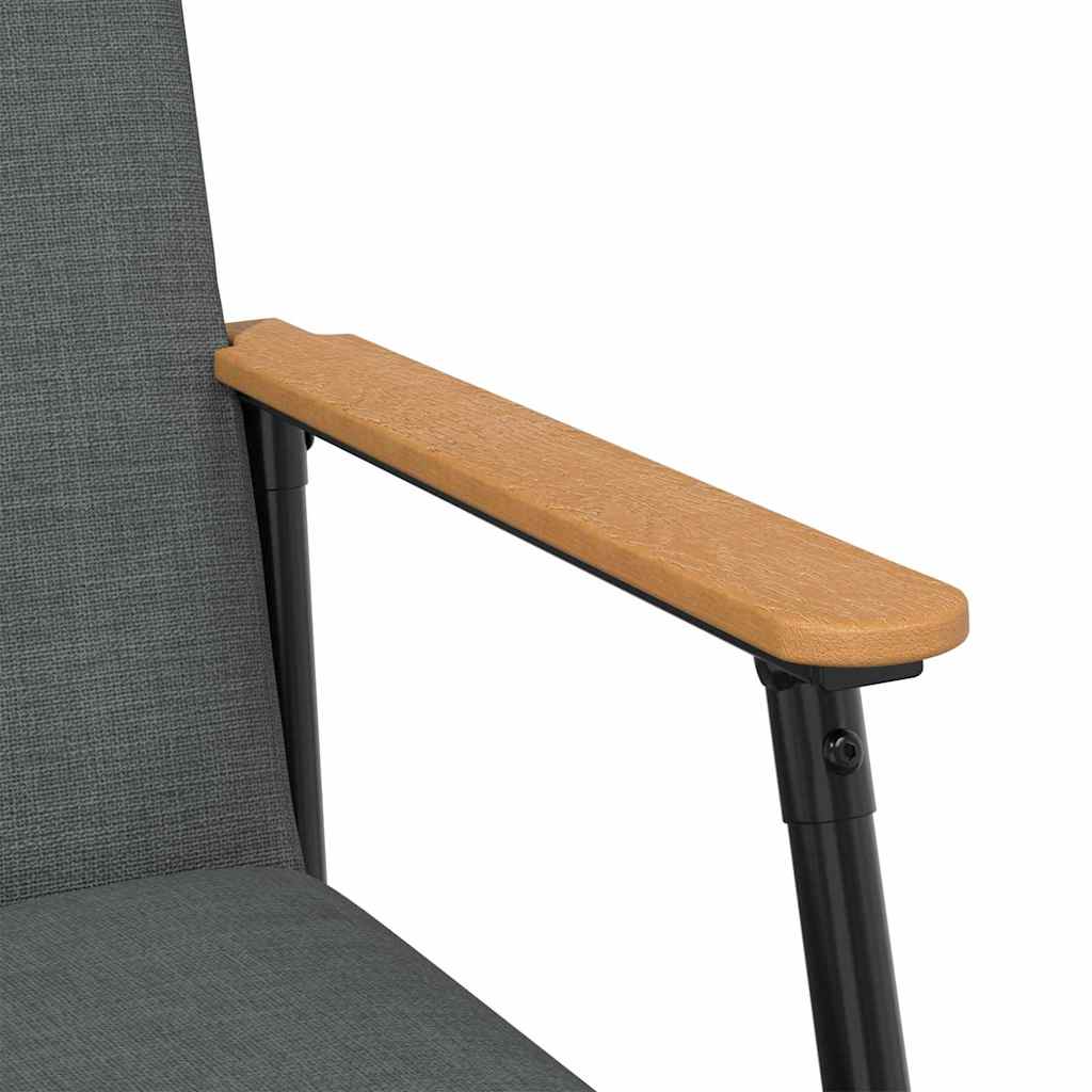 Fauteuil Donkergrijs 59 x 75 x 78 cm Stof