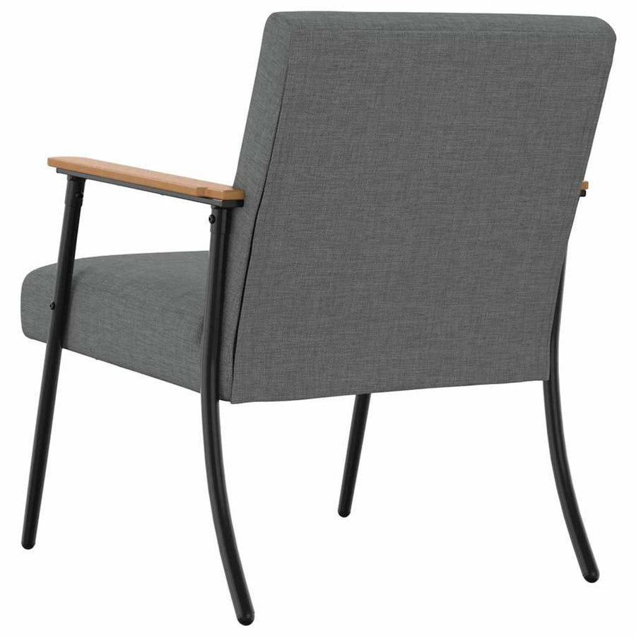 Fauteuil Donkergrijs 59 x 75 x 78 cm Stof