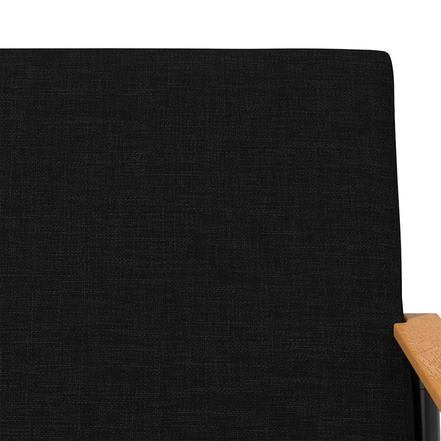 Fauteuil Zwart 59 x 75 x 78 cm Stof