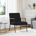Fauteuil Zwart 59 x 75 x 78 cm Stof