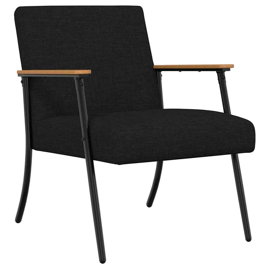 Fauteuil Zwart 59 x 75 x 78 cm Stof