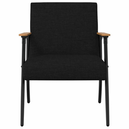 Fauteuil Zwart 59 x 75 x 78 cm Stof