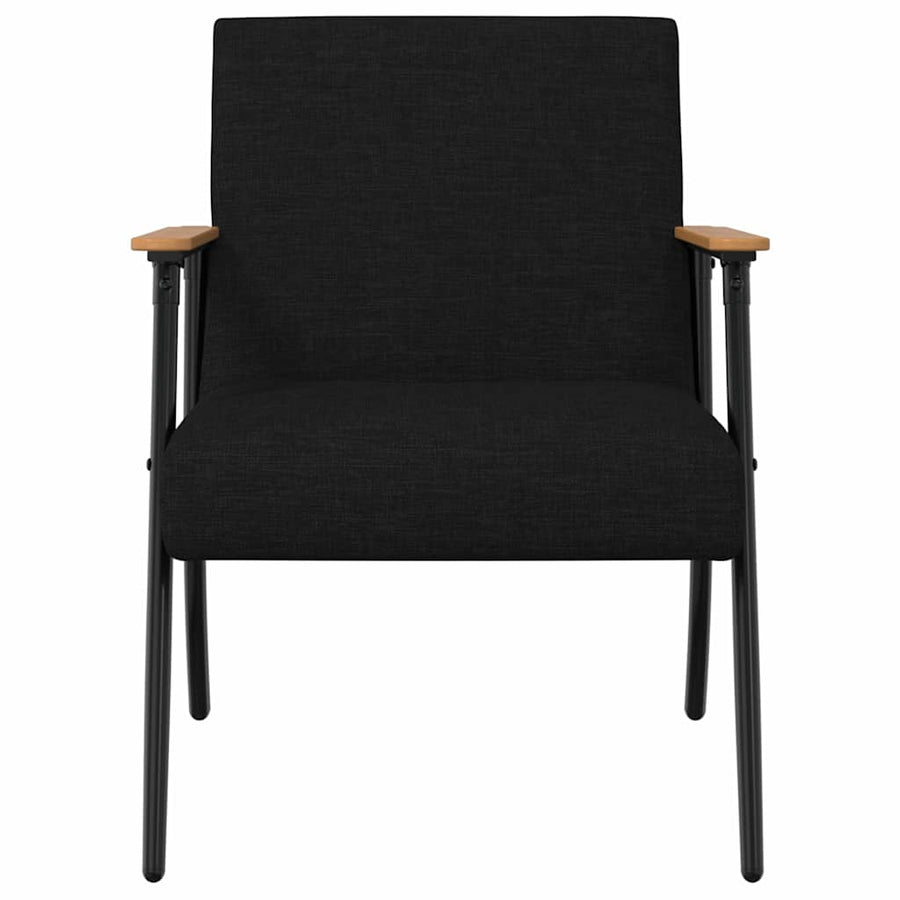 Fauteuil Zwart 59 x 75 x 78 cm Stof