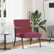 Fauteuil Wijnrood 59 x 75 x 78 cm Stof