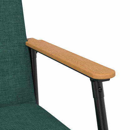 Fauteuil Donkergroen 59 x 75 x 78 cm Stof