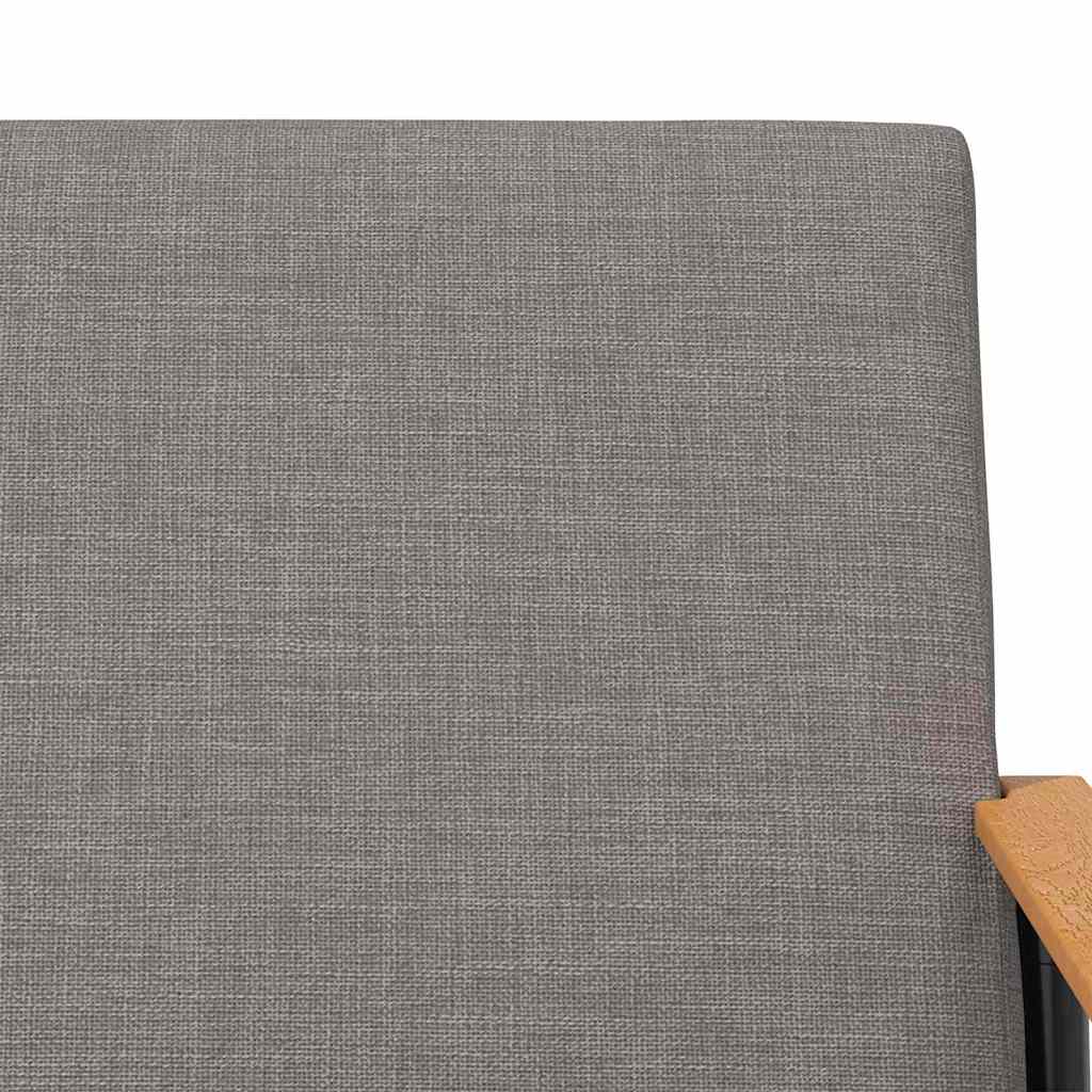 Fauteuil Taupe 59 x 75 x 78 cm Stof