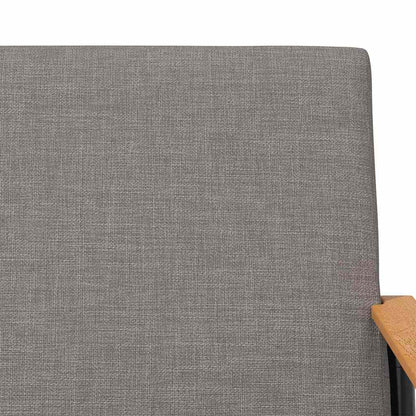 Fauteuil Taupe 59 x 75 x 78 cm Stof