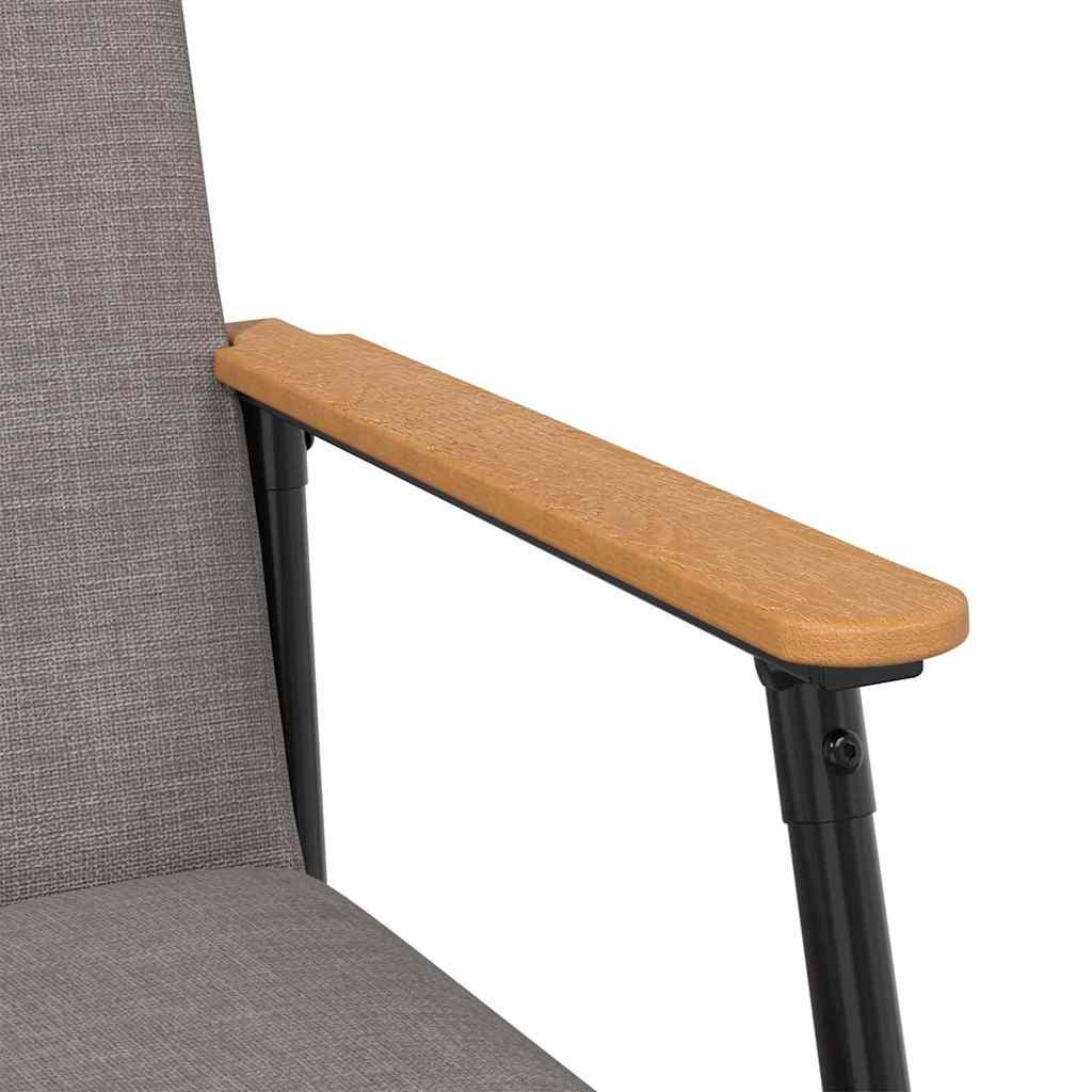 Fauteuil Taupe 59 x 75 x 78 cm Stof