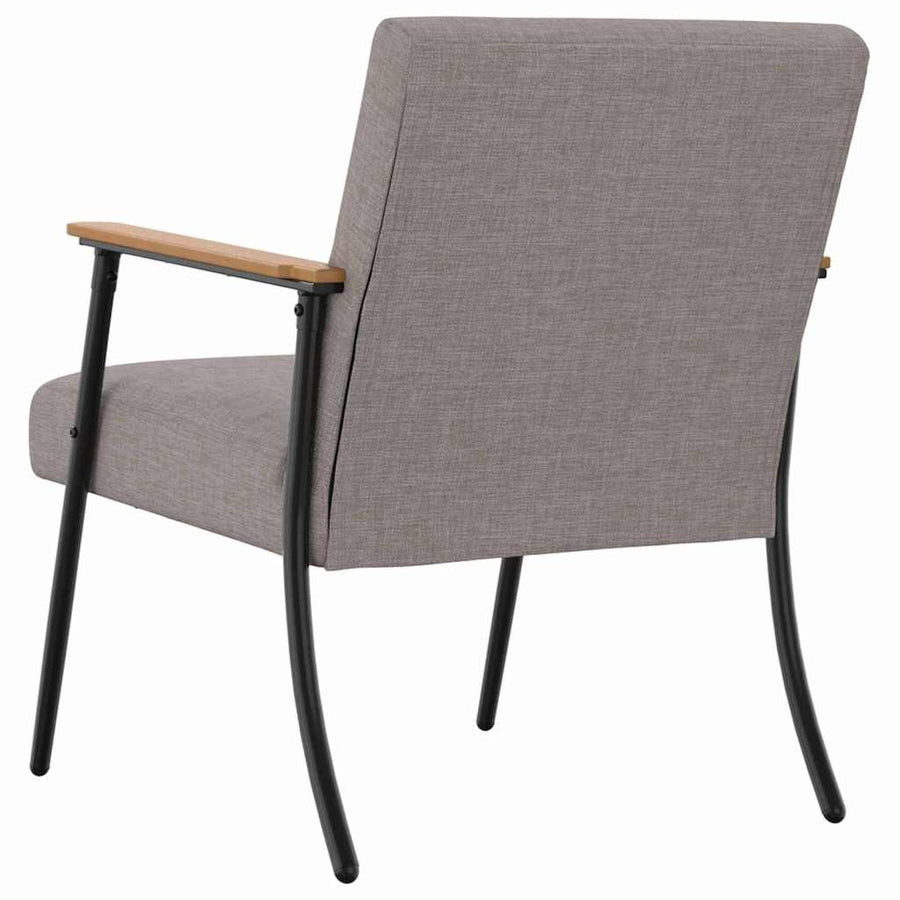 Fauteuil Taupe 59 x 75 x 78 cm Stof