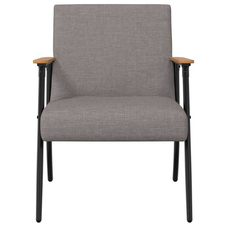 Fauteuil Taupe 59 x 75 x 78 cm Stof