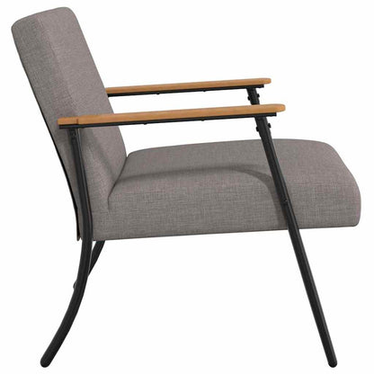 Fauteuil Taupe 59 x 75 x 78 cm Stof