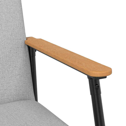 Fauteuil Wolkengrijs 59 x 75 x 78 cm Stof