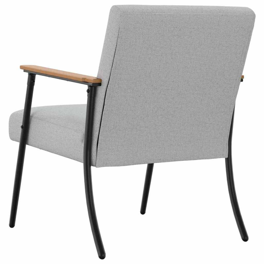 Fauteuil Wolkengrijs 59 x 75 x 78 cm Stof