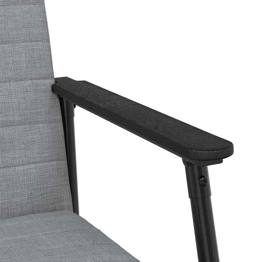 Fauteuil Lichtgrijs 59 x 75 x 78 cm Stof
