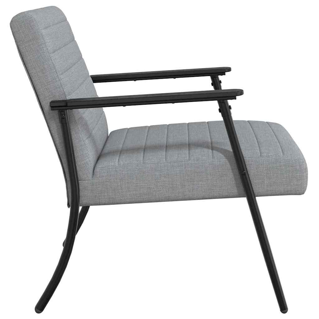 Fauteuil Lichtgrijs 59 x 75 x 78 cm Stof