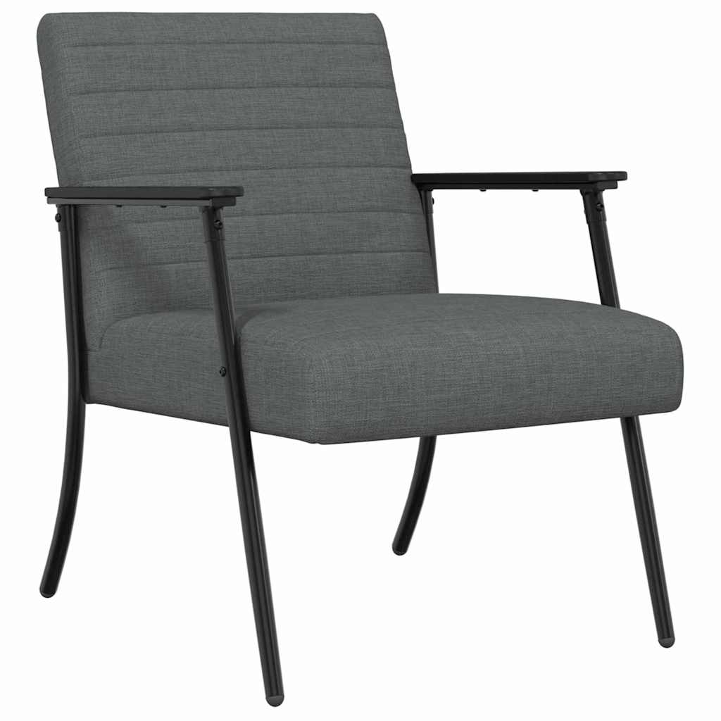 Fauteuil Donkergrijs 59 x 75 x 78 cm Stof