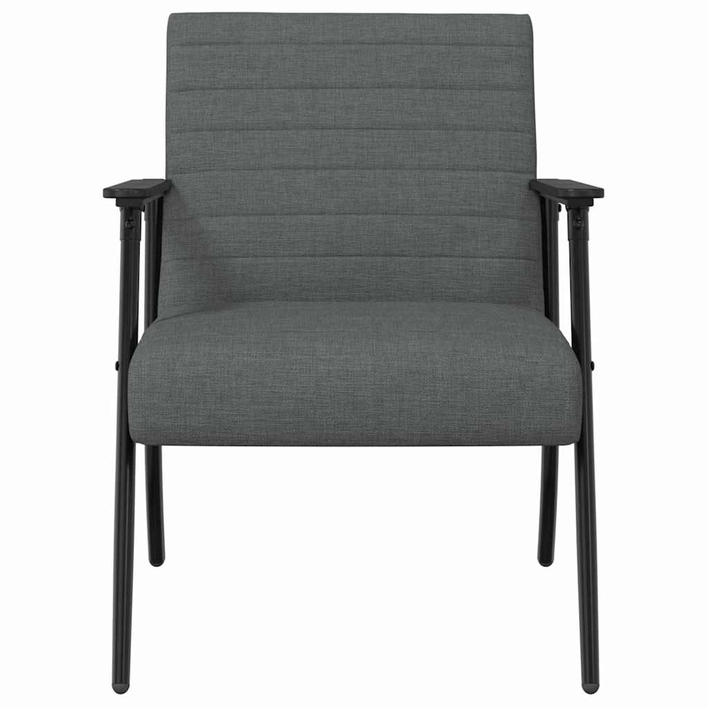 Fauteuil Donkergrijs 59 x 75 x 78 cm Stof