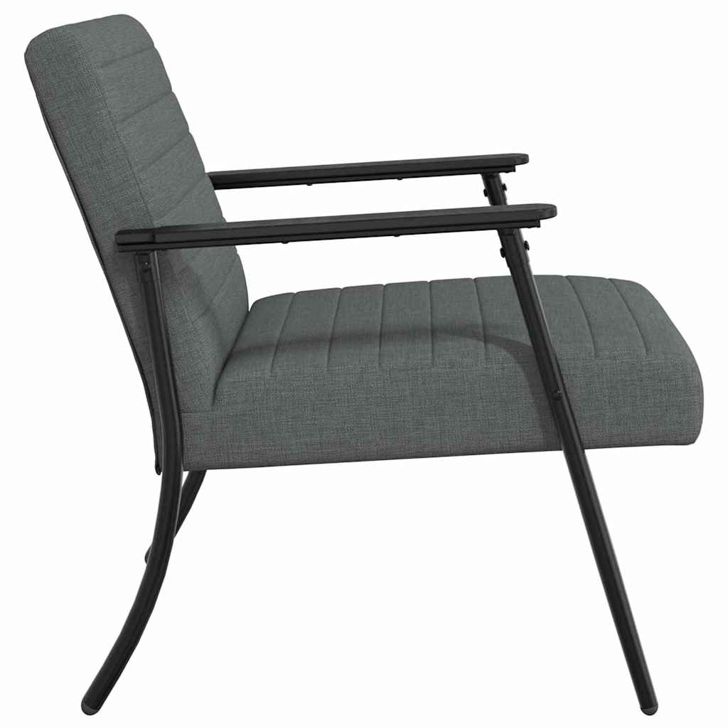 Fauteuil Donkergrijs 59 x 75 x 78 cm Stof