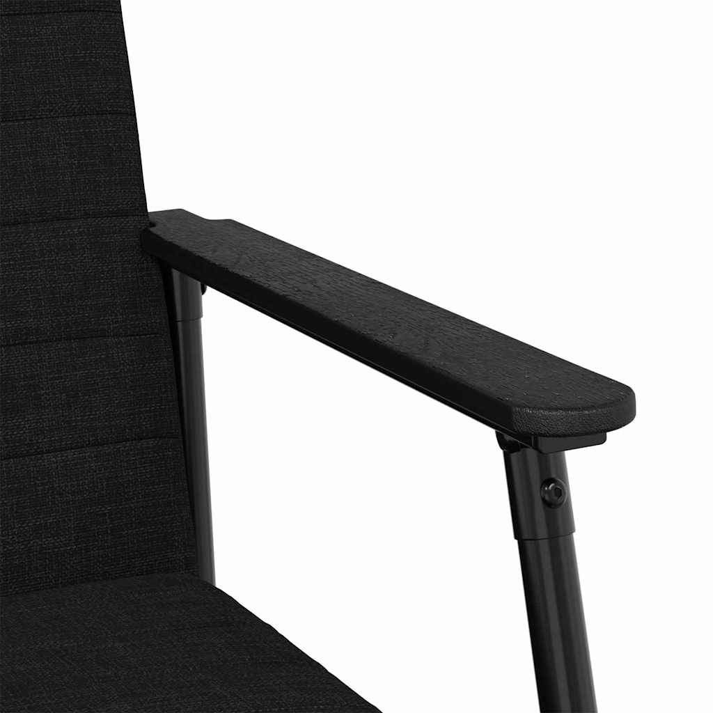 Fauteuil Zwart 59 x 75 x 78 cm Stof