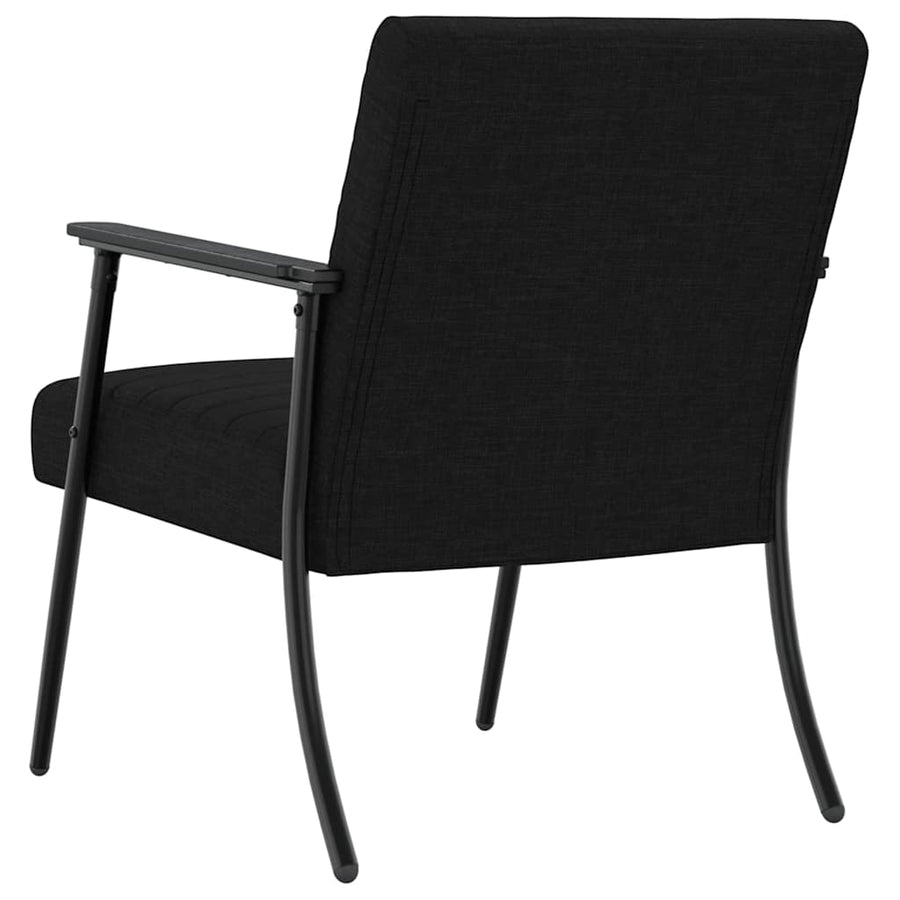 Fauteuil Zwart 59 x 75 x 78 cm Stof