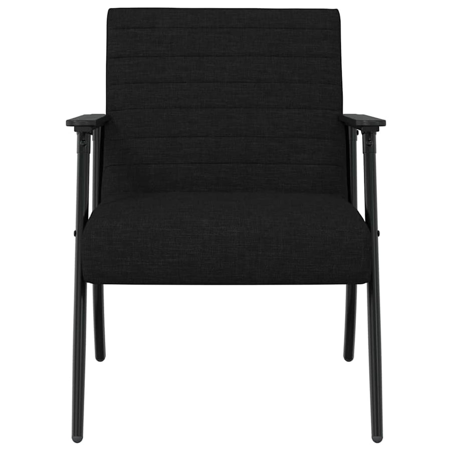 Fauteuil Zwart 59 x 75 x 78 cm Stof
