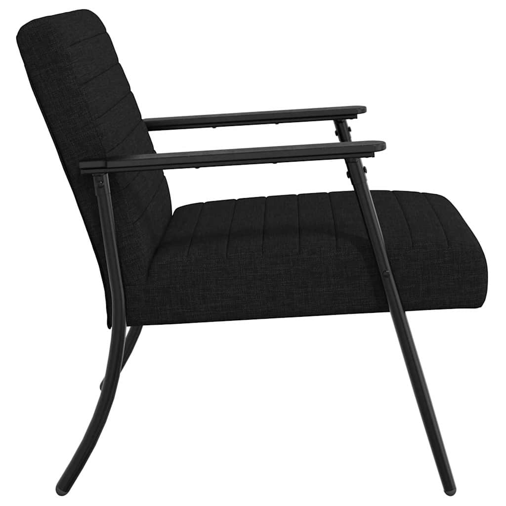 Fauteuil Zwart 59 x 75 x 78 cm Stof