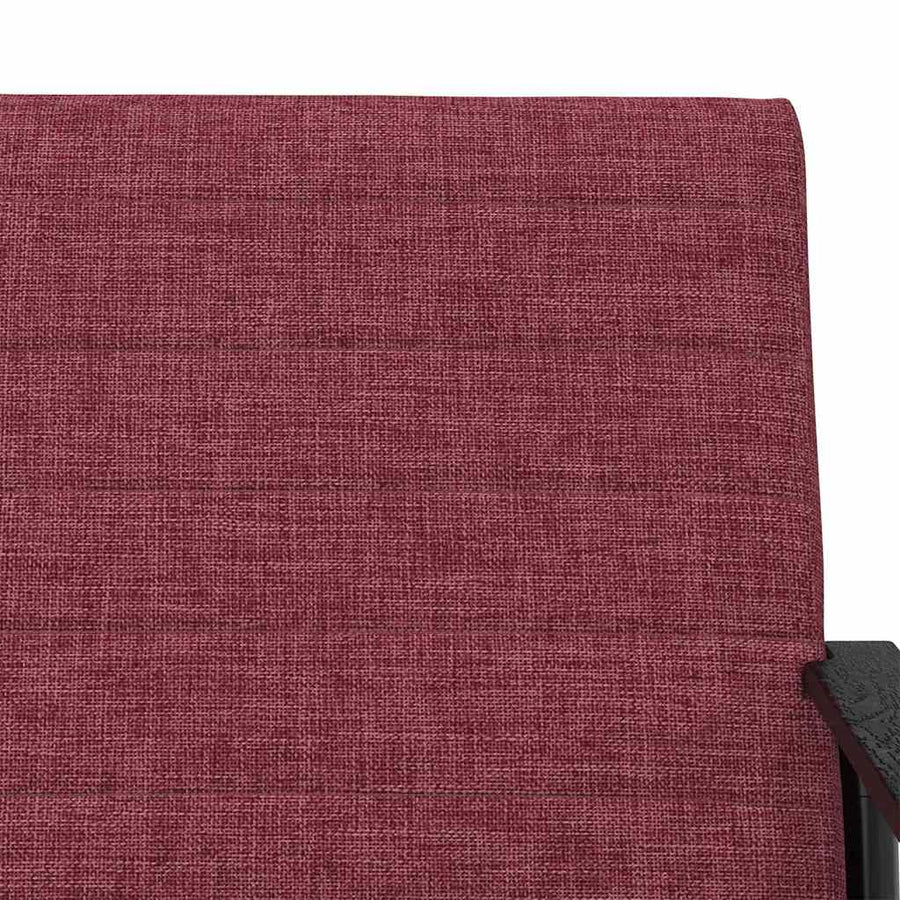 Fauteuil Wijnrood 59 x 75 x 78 cm Stof