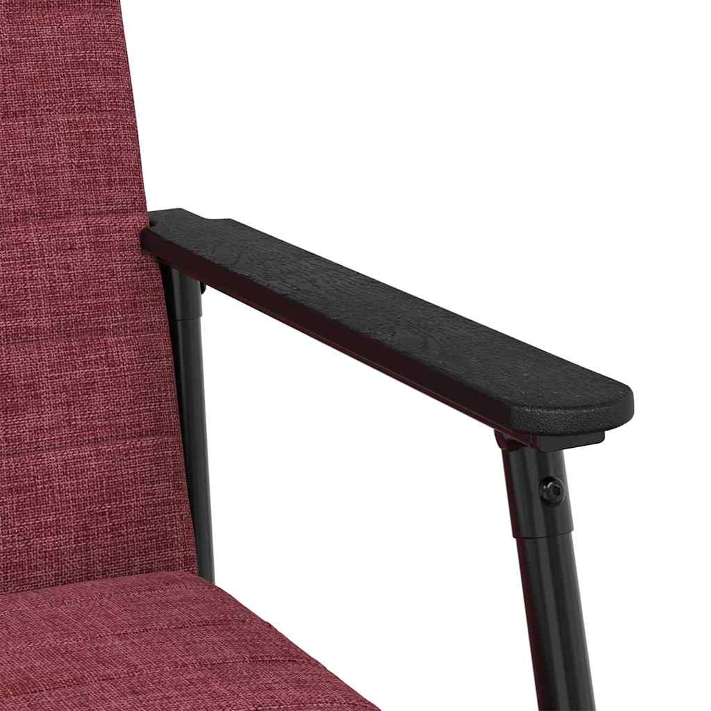 Fauteuil Wijnrood 59 x 75 x 78 cm Stof