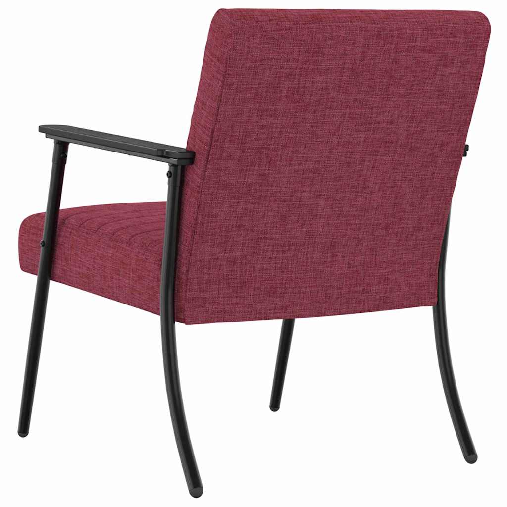 Fauteuil Wijnrood 59 x 75 x 78 cm Stof