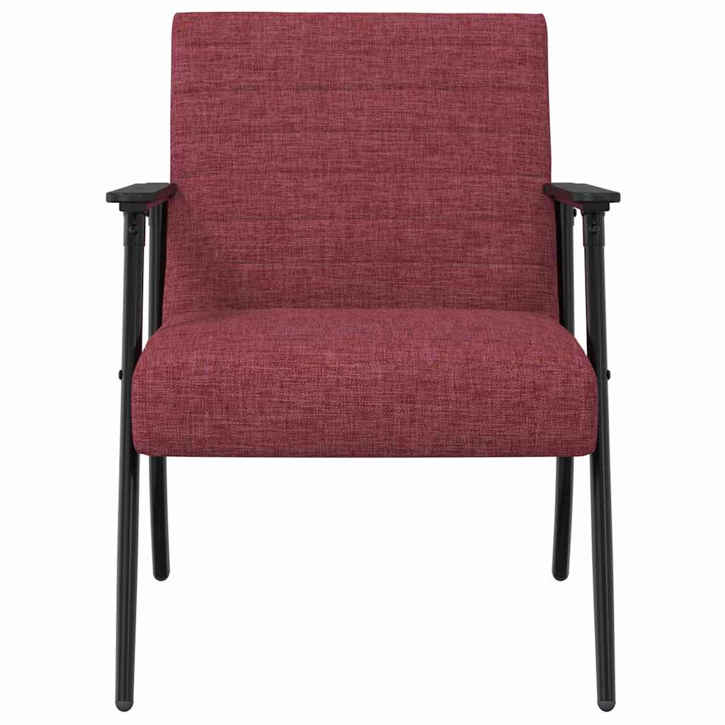 Fauteuil Wijnrood 59 x 75 x 78 cm Stof