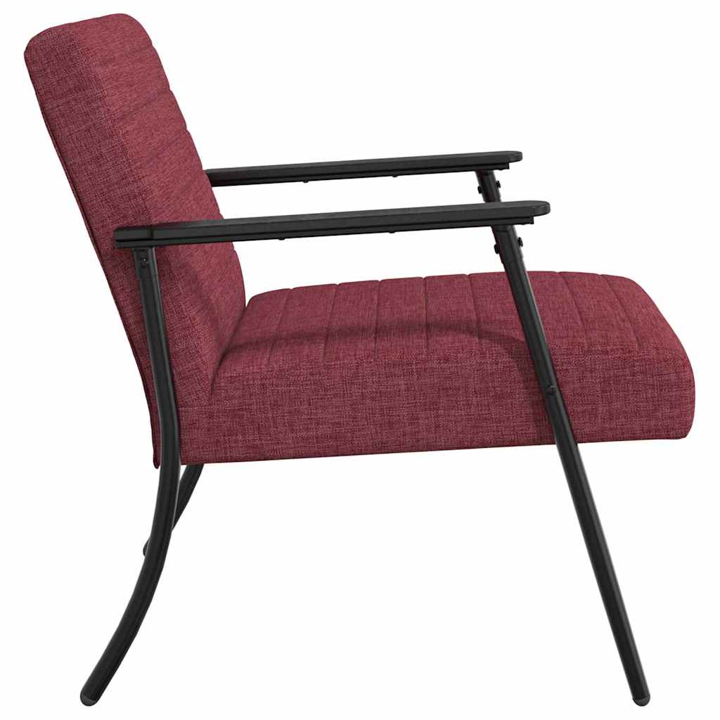 Fauteuil Wijnrood 59 x 75 x 78 cm Stof