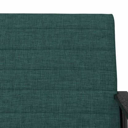 Fauteuil Donkergroen 59 x 75 x 78 cm Stof