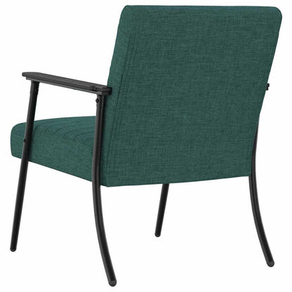 Fauteuil Donkergroen 59 x 75 x 78 cm Stof