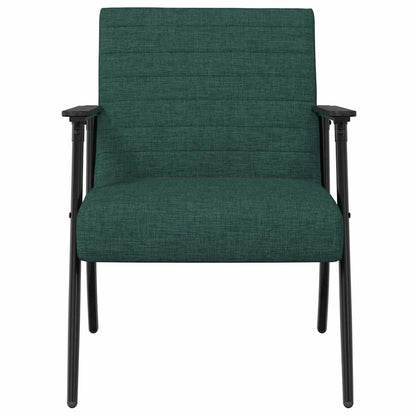 Fauteuil Donkergroen 59 x 75 x 78 cm Stof