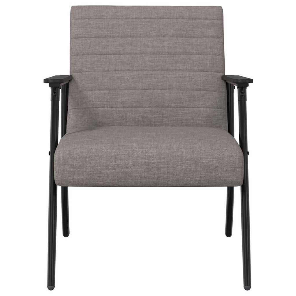 Fauteuil Taupe 59 x 75 x 78 cm Stof