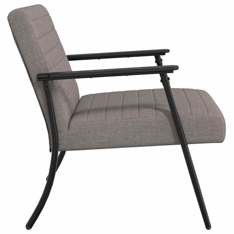Fauteuil Taupe 59 x 75 x 78 cm Stof