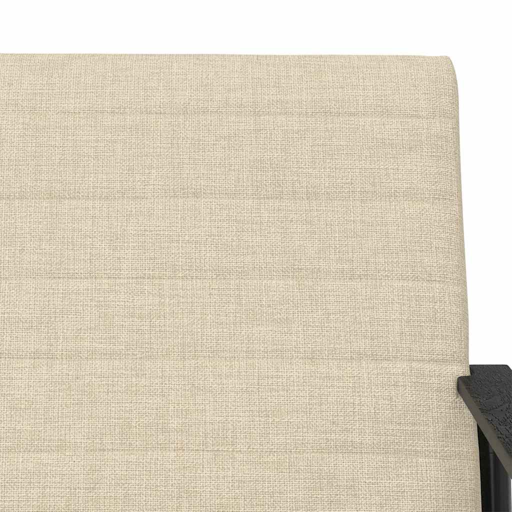 Fauteuil Crème 59 x 75 x 78 cm Stof