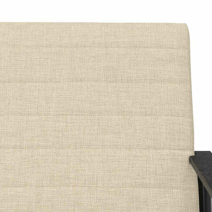 Fauteuil Crème 59 x 75 x 78 cm Stof