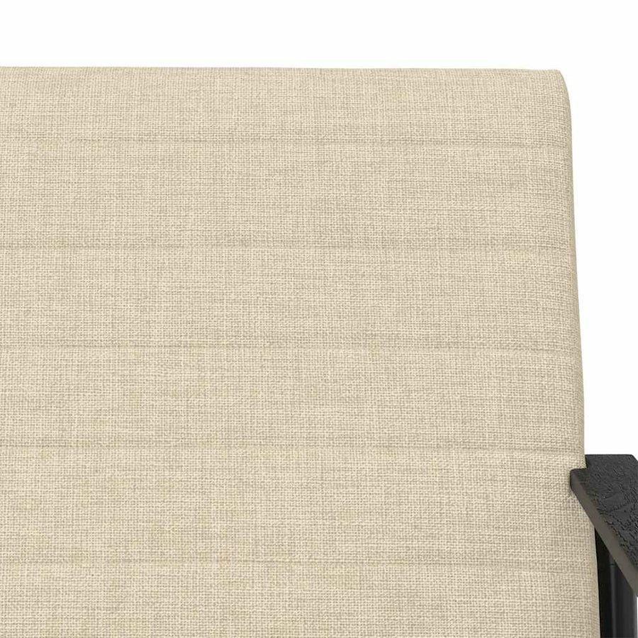 Fauteuil Crème 59 x 75 x 78 cm Stof