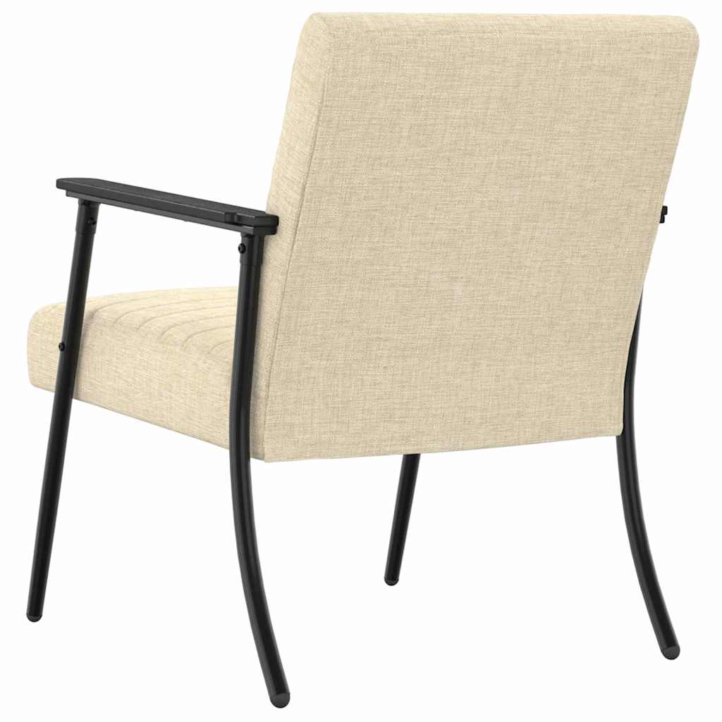 Fauteuil Crème 59 x 75 x 78 cm Stof