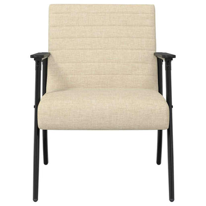 Fauteuil Crème 59 x 75 x 78 cm Stof