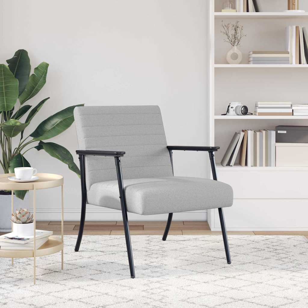 Fauteuil Wolkengrijs 59 x 75 x 78 cm Stof