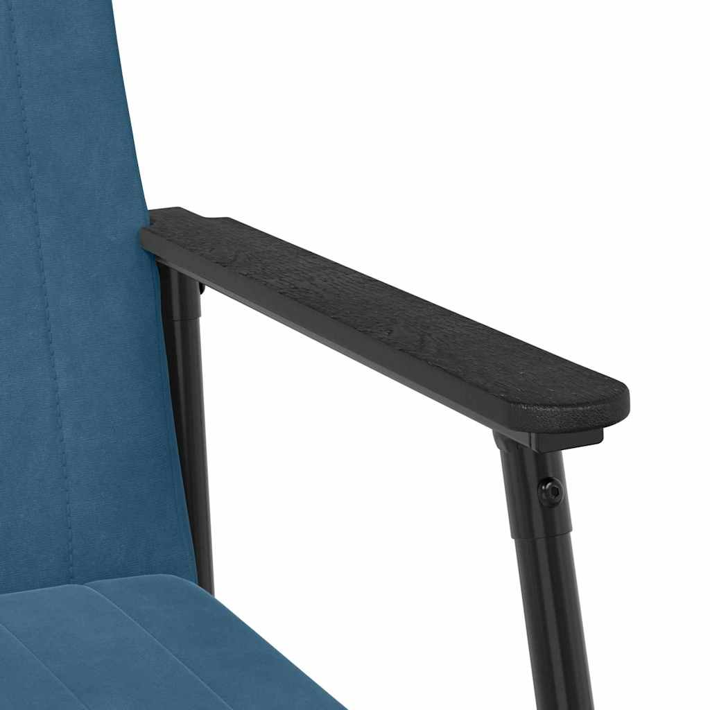 Fauteuil Blauw 59 x 75 x 78 cm Fluweel