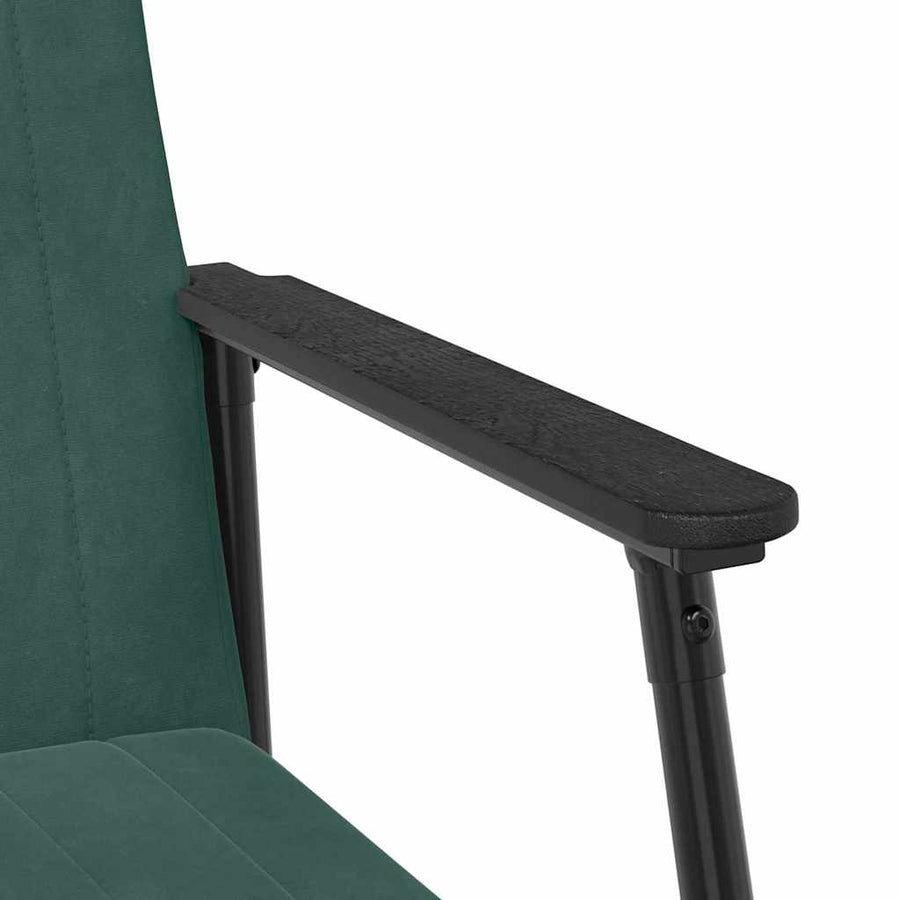 Fauteuil Donkergroen 59 x 75 x 78 cm Fluweel