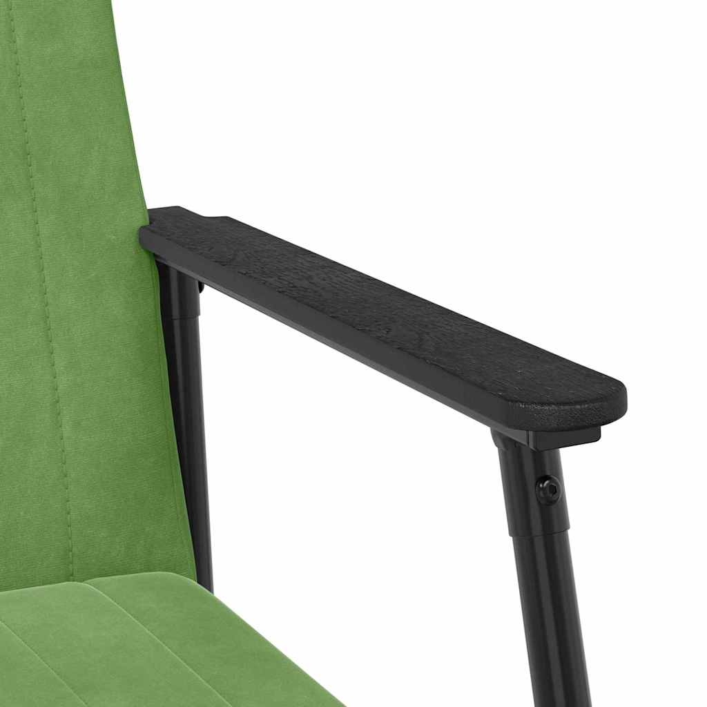 Fauteuil Lichtgroen 59 x 75 x 78 cm Fluweel