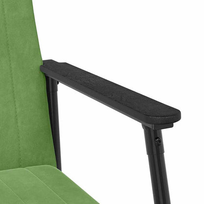 Fauteuil Lichtgroen 59 x 75 x 78 cm Fluweel