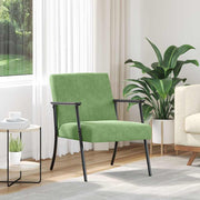 Fauteuil lichtgroen fluweel 59x75x78 cm